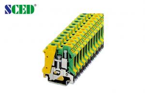 Buy cheap Double Decks Rail Mounted Terminal Blocks For Automation , 10.2mm product