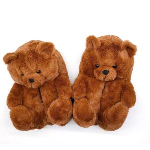 Buy cheap Lovely Plush Teddy Bear Slippers For Bedroom BV Certified product