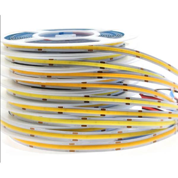 COB Strip Light 320leds 512leds 384leds 480leds Rgb Light Bar 12V 24V Waterproof Flexible Light Strip