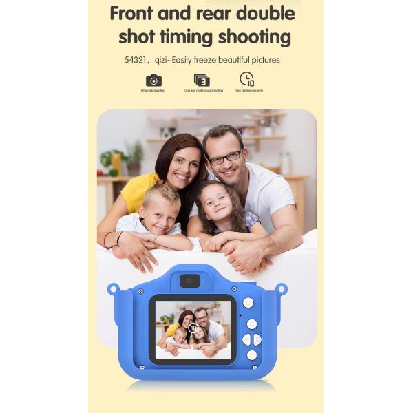 3-12 Years Old Dinosaur Children Camera X13S with Protective Silicone Cover and Pictures on TFT 2.0inch Screen Size