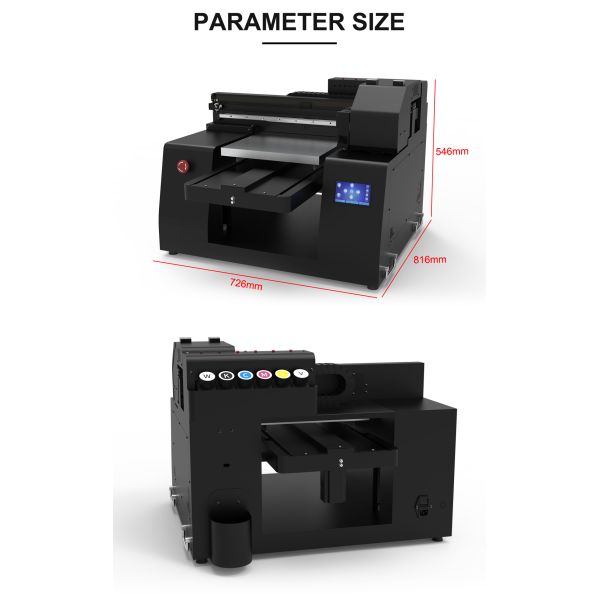 KECAI Factory Direct Supply High Speed A3 3040 UV Led Flatbed Printer With Double XP600 Print Heads for Acrylic Bottle Wood