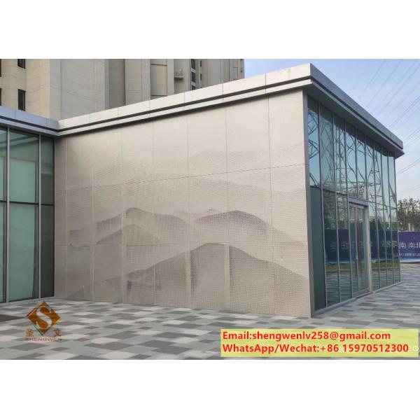 Metal aluminum facade aluminum panels for building facade customized metal sheet 3mm