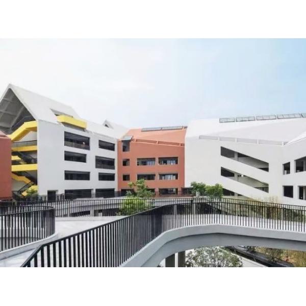 High Anti-rust Bolt Connection Prefab Steel Workshop Wind Snow Resistant Industrial Building Single Sheet Sandwich Panel Enclosure System