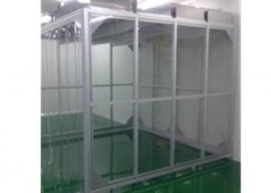 China Aluminum Profile GMP Clean Booth / Simple Softwall Clean Room For Pharmacy on sale