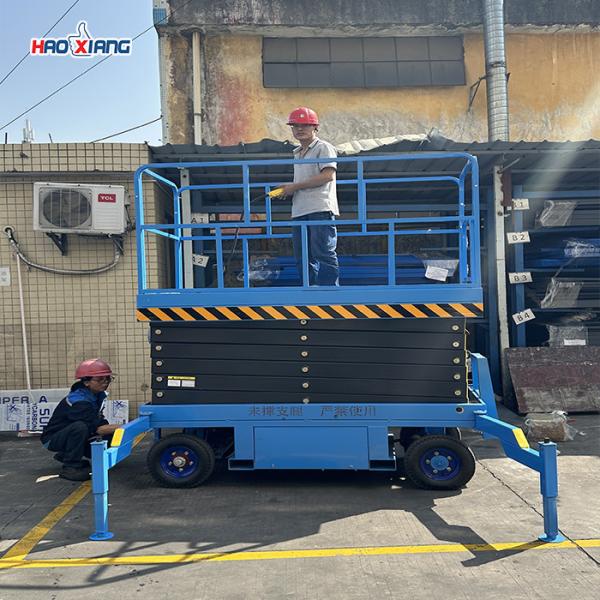 Industrial Mobile Platform Lift 0.3T Portable Electric Scissor Lift