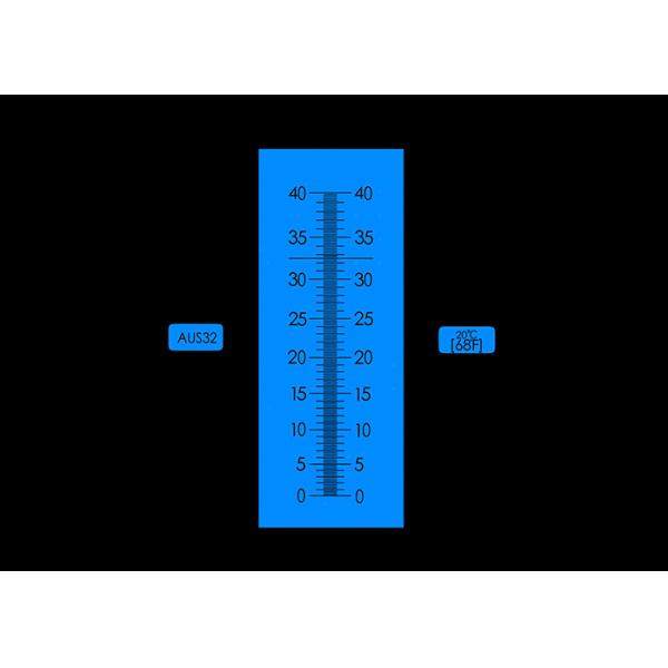 0-40% Car Urea ATC Portable Refractometer Durable With Adjustable Manual Focusing