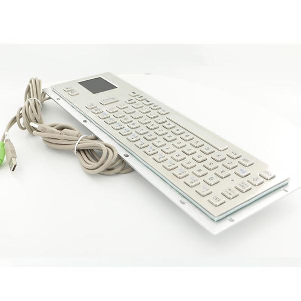IP65 304 Stainless Steel Keyboard With Touchpad For Industrial Applications