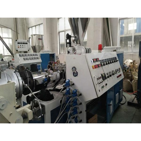 Deep Screw Structure PP PE Pipe Making Machine Line for Computerized Control System