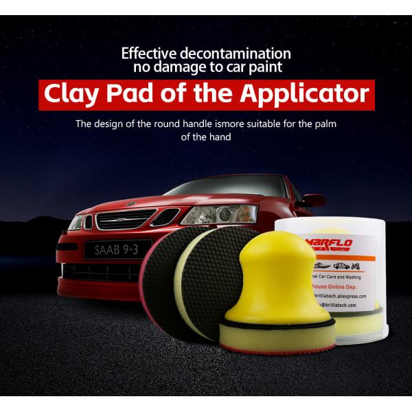 68mm 76mm 78mm Car Clay Pad For DIY Use S M L XL Sizes OEM Service