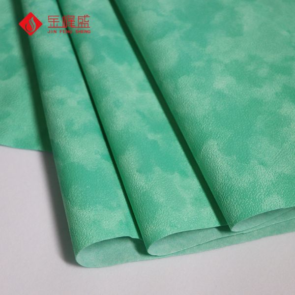 Greeen Color Flock Fabric Material For Package Box