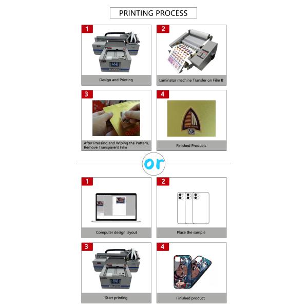 Multifunctional Small 4060 A2 Size UV Flatbed Printer for Pen Bottle Phone Case Shoe t Shirt 30*40cm A3 Mini UV Printing Machine