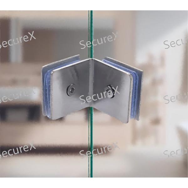 Bathroom Shower Screen Glass Clamps SUS304 Stainless Steel High Security
