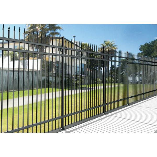 Galvanized Welded 1.8x2.4m Tubular Steel Fence OHSAS Approval