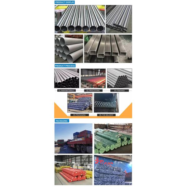 316L 2B Surface Polish Stainless Steel Pipe Seamless Or Welded Customized
