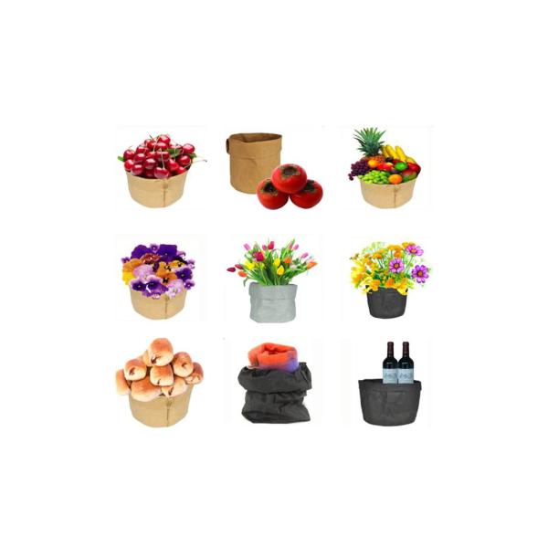Multifunction Many Style Kraft Paper Storage Bags Food Paper Storage Sack