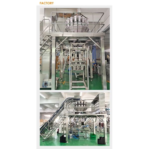 Multihead Weigher Frozen Vegetable Packaging Machine for Food Processing Factories