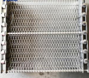 China High Temperature 314 310s Stainless Steel Spiral Mesh Conveyor Chain Belt Metal on sale
