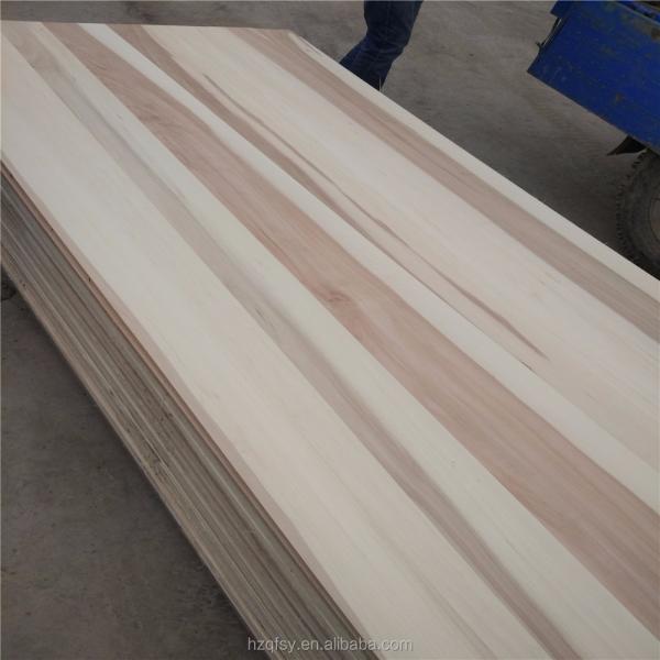 100mm-2440mm Natural Texture Solid Wood Furniture Poplar Plank Panel Edge Glued Board