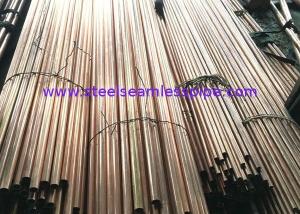 China Seamless / Welded Copper Alloy Tube Inconel Tubing ASTM 135 ASTM B43 For Refrigerator on sale