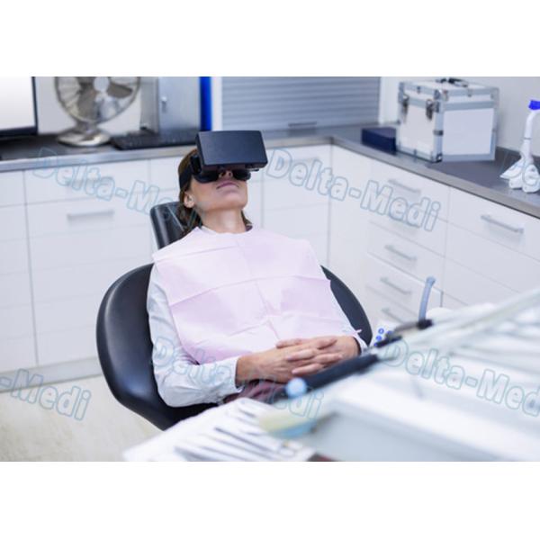 Adult Feeding Disposable Dental Bibs , Custom Disposable Bibs For Adults