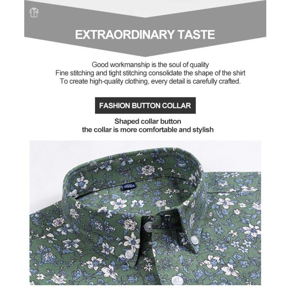 Men's Casual Hawaiian Lapel Shirt in Large Size Summer Floral Printing Thin Section