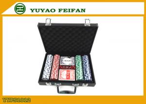 200 Pcs Personalised 11.5 Gram Poker Chip Sets With Leather PU Case