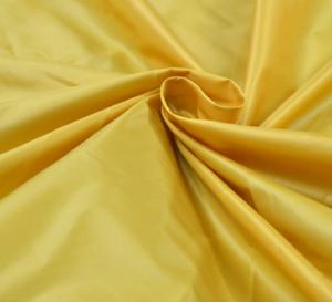China Garment Gold Taffeta Fabric , 100% Polyester PU / PA  Coated Polyester Taffeta on sale