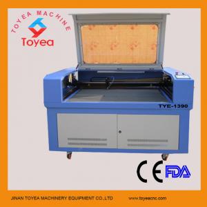 Buy cheap 1390 Leather/cloth laser cutting cutter machine TYE-1390 product