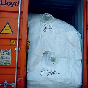 Buy cheap White 500kg Bulk Liquid Shipping Containers UV Treated Flexitank 20ft Container product