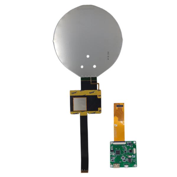 5 Inch Round Tft Lcd Display, With HDMI Board 1080x1080 50pins MIPI , Driving IC 350c/D