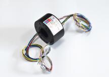 18 Circuits Current Through Bore Electrical Slip Ring 360° Rotating Joint Easy To Install