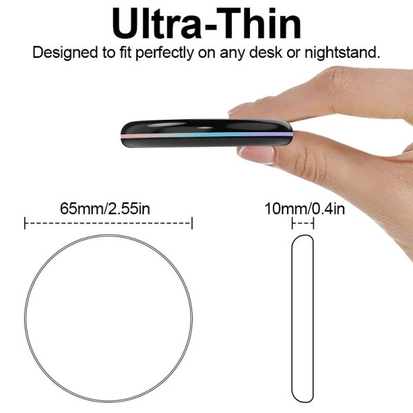 Magnetic Phone Watch Earbud Charger Fast Wireless Charging Pad 5V/2A 9V/2A