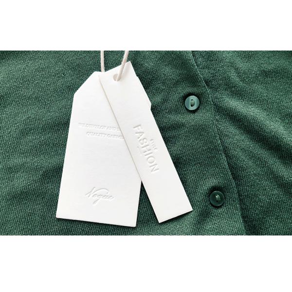 Personalize Design Custom Logo Paper Clothing Garment Hanging String Paper Hang Tag