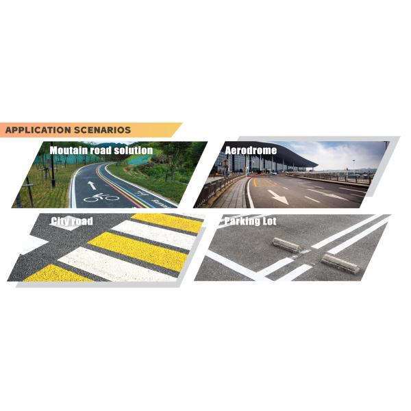 High Adherence Two Component Cold Road Marking Paint With C5 Resin