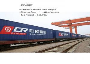 Buy cheap FBA Amazon Rail Freight Transport From China To Europe London France Italy Poland product