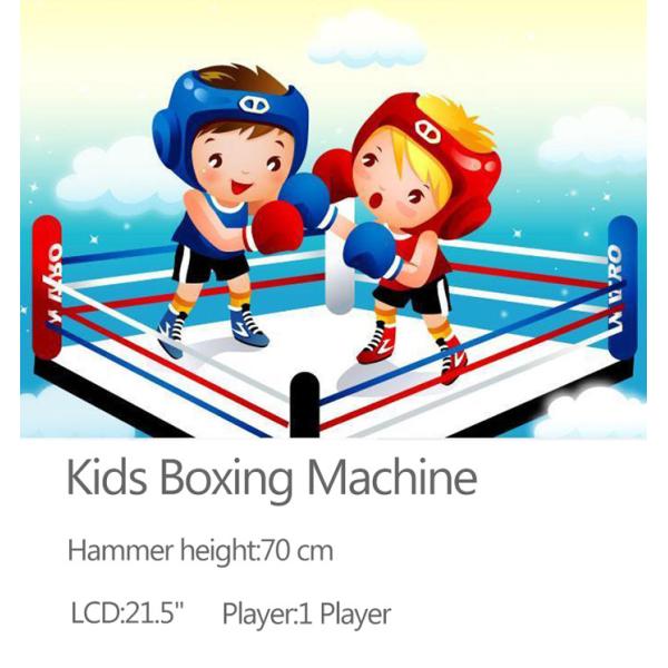 Indoor Kids Boxing Punching Arcade Game Machine For 1 Player