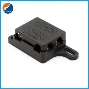 China Black PA Material 2 Ways 20A To 200A Car Automotive Mini ANS MIDI Auto Fuse Box Block Holder on sale