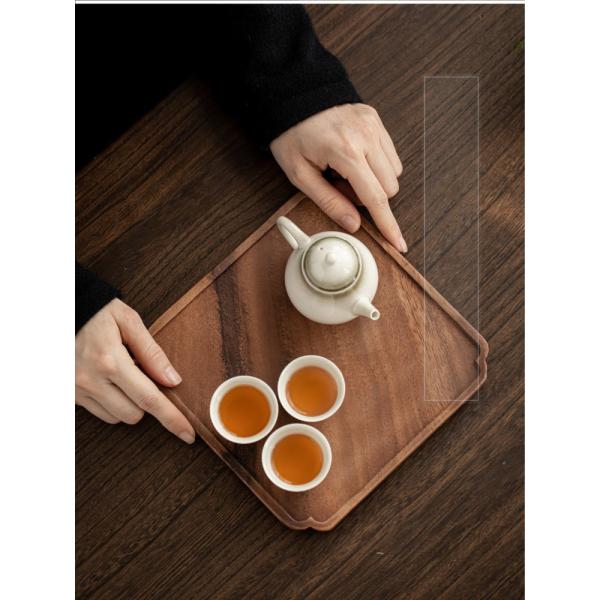 Solid Walnut Wood Jewelry Display Tray Product Weight 0.3kg Product Size 25*12cm