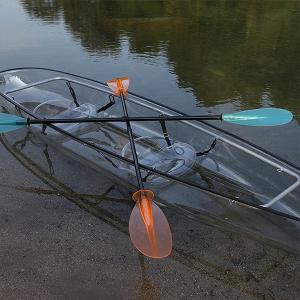 China Lightweight Lake Transparent Canoe With Balanced Outrigger SGS Certification on sale
