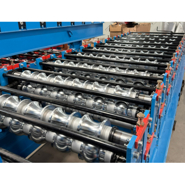 Good Price Automatic Double Layer IBR Roof Sheet Roll Forming Machine Glazed Tile Roll Forming Roof Sheets Making Machine