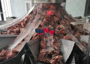 Buy cheap Frozen Diced Ribs Multihead Weigher Machine Frozen Food Filling Machine Waterproof product