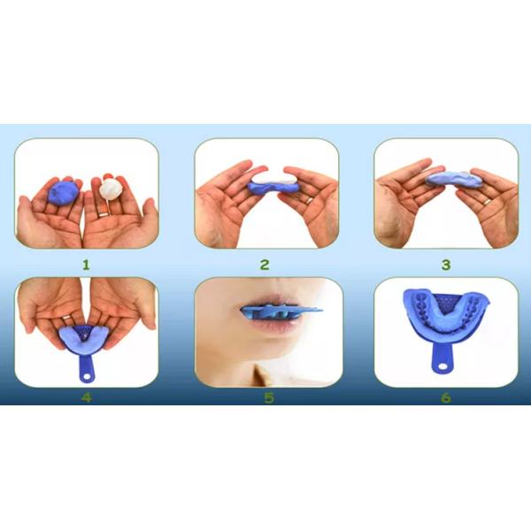 1:1 Two Part Dental Impression Silicone Mold Putty 65 Shore Environmental Non Toxic