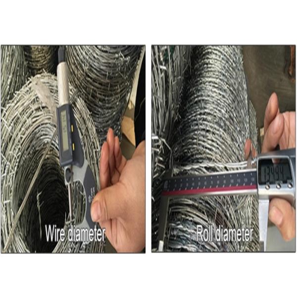 14 Gauge Galvanized Railway Razor Barbed Wire