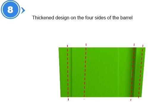 Heavy duty stackable attached lid turnover box, Stackable and nestable plastic shipping tote box for storage or moving