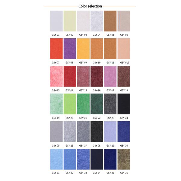 Hexagon Soundproof Acoustic Wall Panel Polyester Acoustic Panel