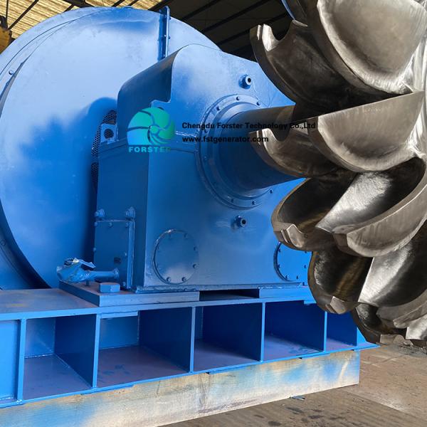 Stainless Steel 2.2MW Hydro Pelton Turbine Generator For Micro Hydro Power Plant