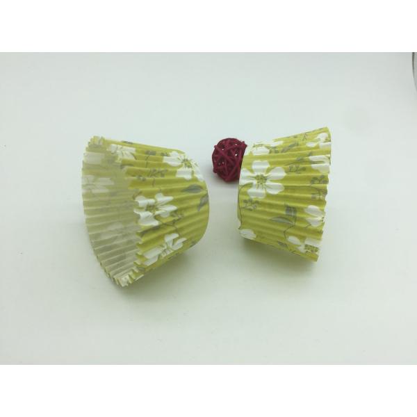 Green White Flower Greaseproof Cupcake Liners Disposable Mini Baking Tools Cake Decoration