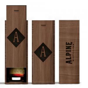 Buy cheap Luxury Wooden Box Liquor Packaging Box Laser Logo Whiskey Packaging Boxes product