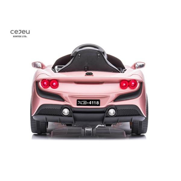 Kids Two Motors 6V4AH Electric Ride On Toy Car With Parallel Swing