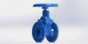 Buy cheap Both Side Sealing Non Rising Stem Gate Valve , Resilient Seated Screwed Gate Valve product
